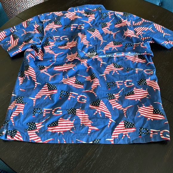 Columbia Mens PFG 4TH of July shirt sz.L - Picture 4 of 5